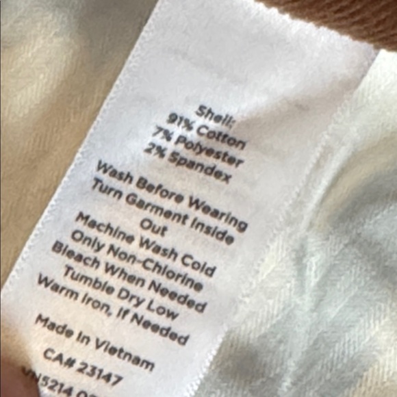 NEW Talbots 18 corduroy jeggings brown womens plus slimming high waist ankle - Picture 8 of 10